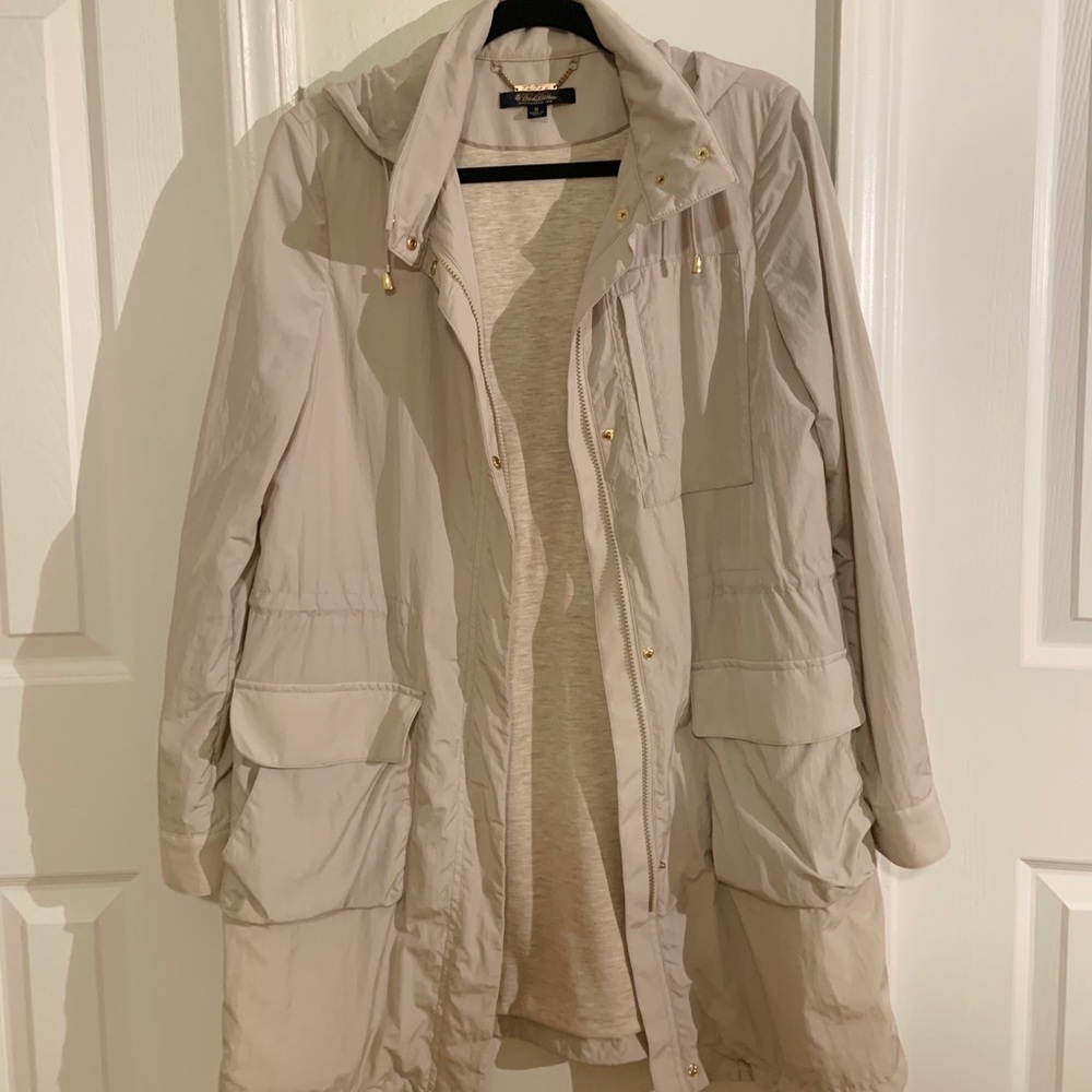 Brooks brother beige rain coat